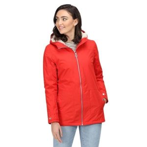Kurtka trekkingowa damska Regatta Begonia II. Czerwone kurtki Regatta, bez wzorów, z poliesteru, bez kaptura. Za 305,00 zł.