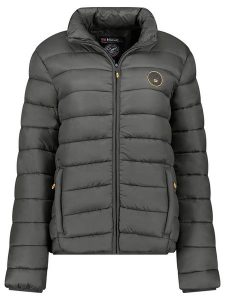 Geographical Norway Kurtka pikowana "Atikamap" w kolorze ciemnoszarym rozmiar: S. Czarne kurtki Geographical Norway, s, bez wzorów, bez kaptura. Za 144,24 zł.