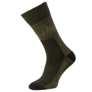 Skarpety myśliwskie unisex Pro-line Classic z wełny merino. Zielone skarpetki tagart, bez wzorów, z wełny. Za 58,00 zł.