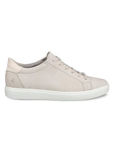Ecco Skórzane sneakersy "Classic" w kolorze beżowym rozmiar: 41. Brązowe trampki ecco, bez wzorów, ze skóry, bez zapięcia. Za 320,63 zł.