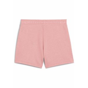 Młodzieżowe szorty ESS z małym logo No. 1 PUMA Pink Fruit. Czerwona szorty Puma, bez wzorów, prążkowane, młodzieżowe. Za 99,00 zł.