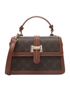 Nine West Torebka EO-COLORADO-LDA8309 Brązowy. Brązowe torebki klasyczne Nine West, bez wzorów, z materiału, bez dodatków. Za 329,99 zł.