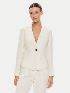 Marella Marynarka Miranda 30410611 Beżowy Regular Fit. Brązowe marynarki i żakiety Marella, bez wzorów, z syntetyku. Za 529,99 zł.