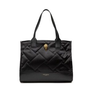Torebka Kurt Geiger. Czarne shopper bag Kurt Geiger, bez wzorów, bez dodatków. Za 469,99 zł.