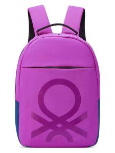 Delsey x Benetton Plecak "Fabrica" w kolorze różowym - 30 x 44 x 14 cm rozmiar: onesize. Różowe plecaki Delsey x Benetton. Za 170,87 zł.