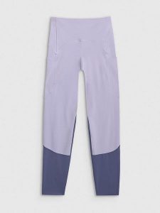 4F Legginsy sportowe w kolorze błękitnym rozmiar: M. Niebieskie legginsy 4f, bez wzorów, z materiału. Za 104,95 zł.