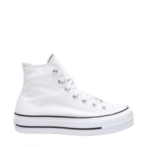 Buty na deskorolkę damskie Converse Chuck Taylor All Star Lift. Białe trampki Converse, bez wzorów, bez zapięcia. Za 329,00 zł.