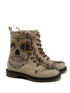 Goby Botki w kolorze beżowym ze wzorem rozmiar: 40. Brązowe botki Goby, bez wzorów, z materiału, z okrągłym noskiem, bez obcasa, bez zapięcia. Za 275,40 zł.