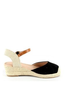 Sixth Sens Espadryle w kolorze czarnym na koturnie rozmiar: 36. Czarne espadryle Sixth Sens, bez wzorów, bez obcasa, na koturnie. Za 96,83 zł.