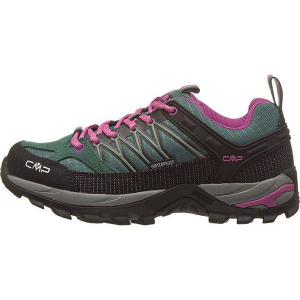 Buty turystyczne "Rigel" w kolorze czarno-zielonym. Czarne buty trekkingowe marki CMP Women, z materiału. W wyprzedaży za 218,95 zł.