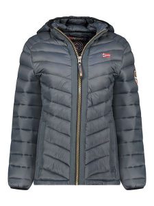 Geographical Norway Kurtka pikowana "Carliti" w kolorze szarym rozmiar: S. Szare kurtki Geographical Norway, s, bez wzorów, bez kaptura. Za 202,50 zł.