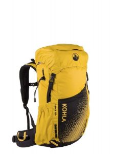 Plecak turystyczny Kohla Track 28L - lemon curry/caviar. Żółte plecaki KOHLA. Za 582,99 zł.