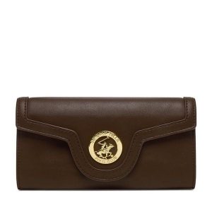 Portfel Beverly Hills Polo Club. Brązowe portfele Beverly Hills Polo Club, bez wzorów. Za 79,99 zł.