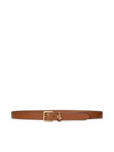 LAUREN RALPH LAUREN Pasek 412968763002 Brązowy. Brązowe paski Lauren Ralph Lauren, bez wzorów, ze skóry. Za 299,99 zł.