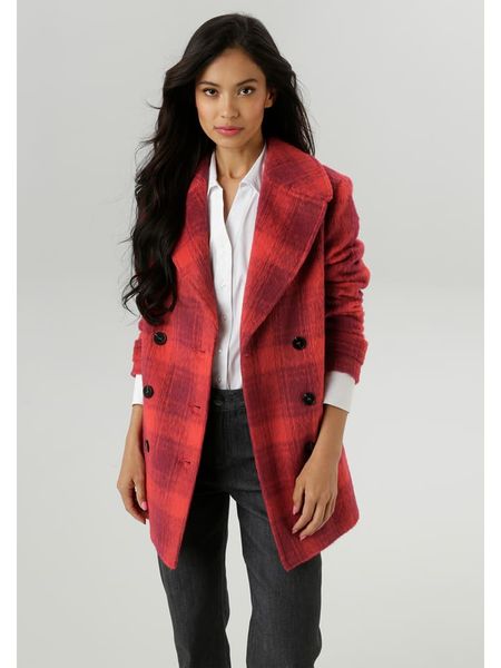 Aniston Kurtka przejściowa w kolorze czerwonym rozmiar: 44. Czerwone kurtki Aniston, bez wzorów, bez kaptura. Za 109,26 zł.