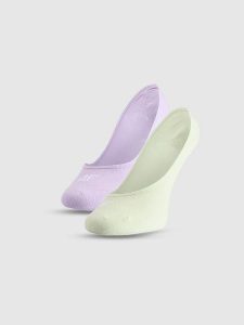 4F Skarpetki casual niewidoczne (2-pack) damskie - multikolor 39-42. Skarpetki 4f, bez wzorów, z bawełny. Za 39,99 zł.