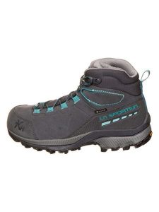 LA SPORTIVA Skórzane buty turystyczne "TX Hike GTX" w kolorze szaro-błękitnym rozmiar: 40. Szare buty trekkingowe La Sportiva, z materiału, bez zapięcia. Za 680,85 zł.