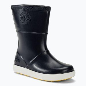Kalosze juniorskie BOATILUS Penguy Worm Lining. Niebieskie kalosze Boatilus, bez wzorów. Za 109,99 zł.