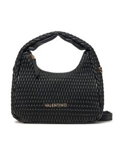 Valentino Torebka Frequency Re VBS8DA08 Czarny. Czarne torebki klasyczne Valentino, bez wzorów, ze skóry, bez dodatków. Za 399,99 zł.