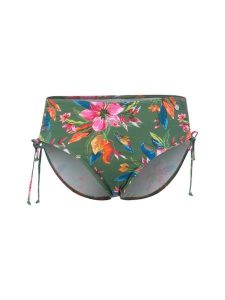 Lascana figi bikini Kobiety Sztuczne włókno zielony|wielokolorowy|pomarańczowy|wyrazisty róż|niebieski, 38. Brązowe figi LASCANA, bez wzorów, z włókna. Za 169,95 zł.