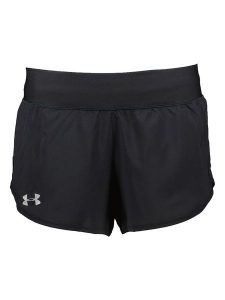 Under Armour Szorty sportowe w kolorze czarnym rozmiar: M. Czarne spodenki sportowe Under Armour, m, bez wzorów, z materiału, outdoorowe. Za 39,49 zł.