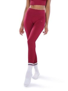 Athleas Legginsy sportowe "Eva" w kolorze czerwonym rozmiar: XS/S. Czerwone legginsy Athleas, s, bez wzorów, z materiału, z podwyższonym stanem, outdoorowe. Za 130,99 zł.