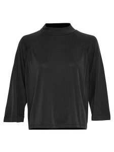 MOSS COPENHAGEN Bluzka "Adelona Lynette" w kolorze czarnym rozmiar: XS/S. Czarne bluzki Moss Copenhagen, s, bez wzorów, bez kołnierzyka, bez ramiączek. Za 65,85 zł.