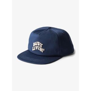 Czapka z daszkiem Kavu Ridgemont - nautical navy. Niebieskie czapki KAVU, bez wzorów. Za 149,99 zł.