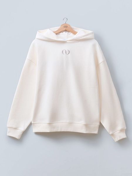 LeGer Bluza "Talea" w kolorze kremowym rozmiar: 40. Brązowe bluzy LeGer, bez wzorów, z bawełny, z kapturem. Za 231,68 zł.