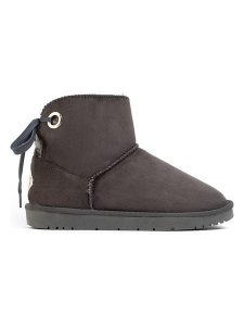 ISLAND BOOT Botki zimowe "Rodrigue" w kolorze szarym rozmiar: 37. Szare botki Island Boot, na zimę, bez wzorów, z materiału, bez obcasa, bez zapięcia. Za 131,74 zł.