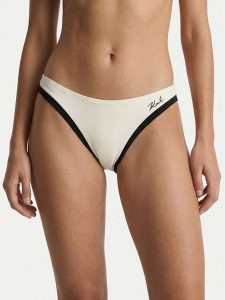 KARL LAGERFELD Dół od bikini B2W46023 Beżowy jasny. Brązowe bikini KARL LAGERFELD, bez wzorów, z syntetyku. Za 259,99 zł.