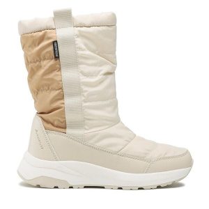 Śniegowce Whistler. Brązowe buty zimowe WHISTLER, bez obcasa, bez zapięcia. Za 399,99 zł.