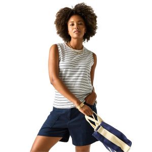 Vest Top Damski Fariene. Białe topy Regatta, xl, bez wzorów, z bawełny, bez kołnierzyka, bez ramiączek. Za 70,99 zł.