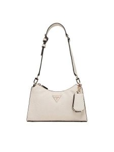 Guess Torebka Cresidia II HWPD98 88180 Écru. Torebki klasyczne Guess, z aplikacjami, ze skóry, bez dodatków. Za 469,99 zł.