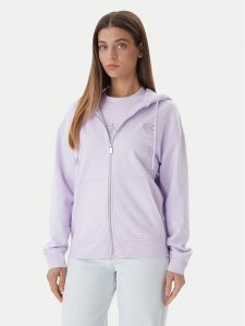 Calvin Klein Jeans Bluza LV047F205G Różowy Regular Fit. Czerwone bluzy Calvin Klein Jeans, xs, bez wzorów, z bawełny, bez kaptura. Za 374,99 zł.