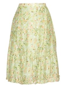 MOSS COPENHAGEN Spódnica "Sandaya" w kolorze zielonym rozmiar: M. Zielone spódnice Moss Copenhagen, m, bez wzorów, midi. Za 184,95 zł.