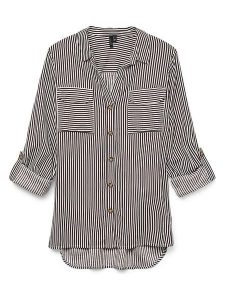 Vero Moda Koszula w kolorze bordowo-białym rozmiar: XL. Białe koszule Vero Moda, xl, bez wzorów, z wiskozy, bez kołnierzyka, bez ramiączek. Za 83,62 zł.