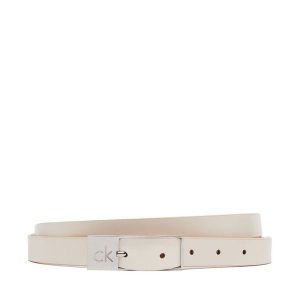 Pasek Damski Calvin Klein. Białe paski Calvin Klein, bez wzorów. Za 129,99 zł.