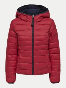 ONLY Kurtka zimowa Tahoe 15322040 Czerwony Regular Fit. Czerwone kurtki ONLY, na zimę, xs, bez wzorów, z syntetyku, bez kaptura. Za 179,99 zł.