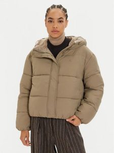 Calvin Klein Jeans Kurtka zimowa J20J224112 Beżowy Regular Fit. Brązowe kurtki Calvin Klein Jeans, na zimę, m, bez wzorów, z jeansu, bez kaptura. Za 579,99 zł.