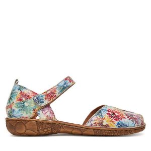 Sandały Josef Seibel. Sandały Josef Seibel, bez wzorów, bez obcasa, na płaskiej podeszwie, bez zapięcia. Za 329,99 zł.