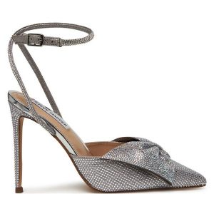 Szpilki Steve Madden. Szare szpilki Steve Madden, bez wzorów, bez obcasa. Za 459,99 zł.