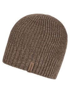 Ziener Czapka-beanie "Indigu" w kolorze brązowym rozmiar: onesize. Brązowe czapki Ziener, z aplikacjami, prążkowane. Za 74,63 zł.