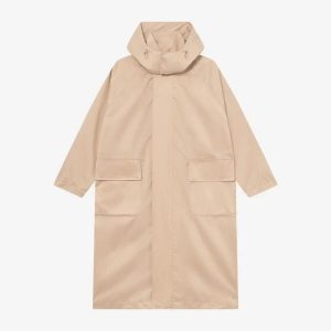 Kubota Parka Przeciwdeszczowa Jesienna Beżowa S/M. Białe kurtki Kubota, na jesień, m, bez wzorów, z poliesteru, bez kaptura. W wyprzedaży za 174,99 zł.