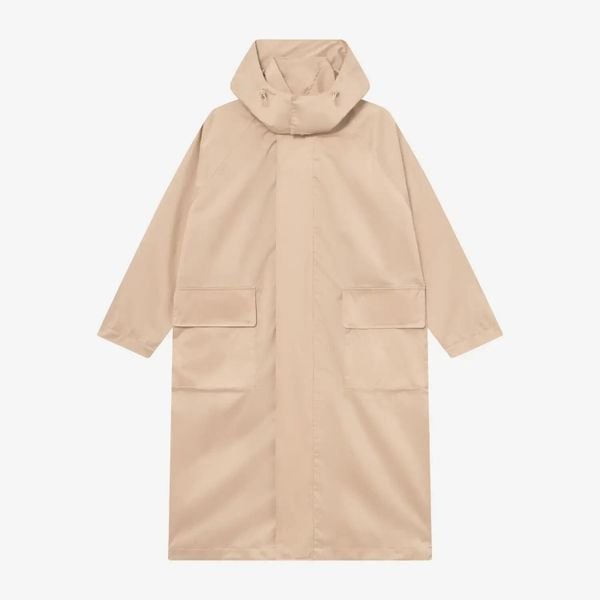 Kubota Parka Przeciwdeszczowa Jesienna Beżowa S/M. Białe kurtki Kubota, na jesień, m, bez wzorów, z poliesteru, bez kaptura. W wyprzedaży za 174,99 zł.