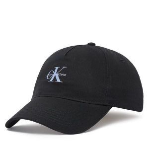 Czapka z daszkiem Calvin Klein. Czarne czapki Calvin Klein, bez wzorów. Za 129,99 zł.