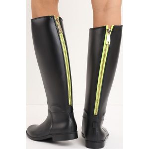 Czarne Kalosze Green Slider. Kalosze marki Born2be. Za 59,99 zł.