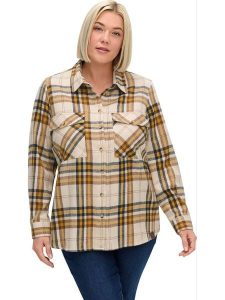 WITT WEIDEN Koszula w kolorze beżowo-karmelowym rozmiar: 38. Brązowe koszule WITT WEIDEN, bez wzorów, z bawełny, bez kołnierzyka, bez ramiączek. Za 39,99 zł.