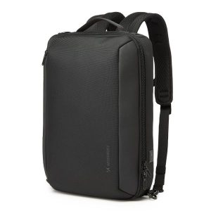 Plecak Wozinsky Premium na laptopa 15,6 cala z paskiem. Czarne plecaki WOZINSKY. W wyprzedaży za 129,00 zł.
