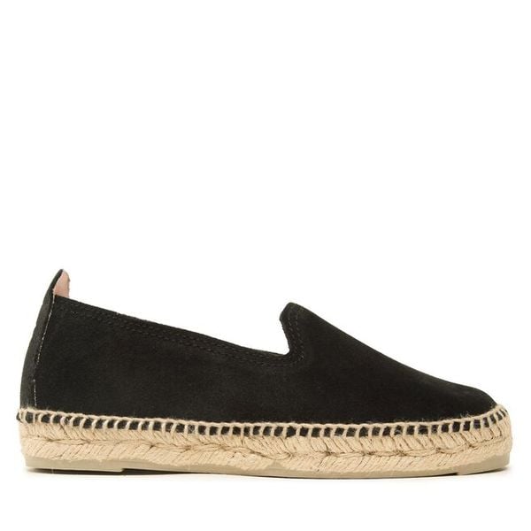 Espadryle Manebi. Czarne espadryle Manebi, bez wzorów, bez obcasa. Za 549,99 zł.